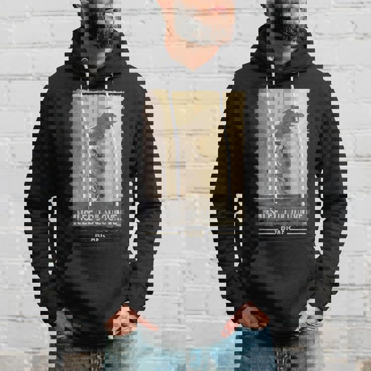 ルーヴル美術館 パリ フランス 翼のある勝利 筆プリント パーカー 彼への贈り物