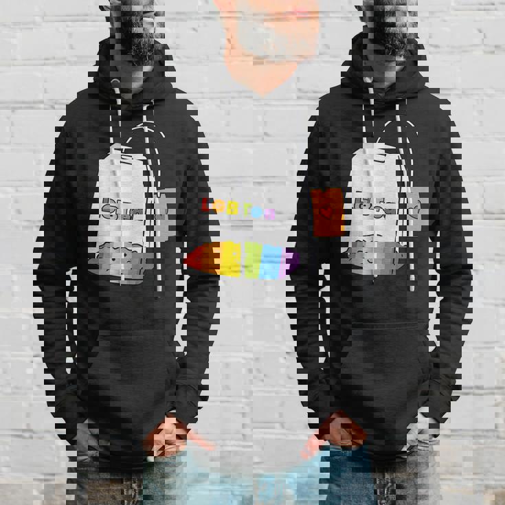 レインボーティーカップ Lgbtea Pride 愛らしいlgbtqプライド月間。 パーカー 彼への贈り物