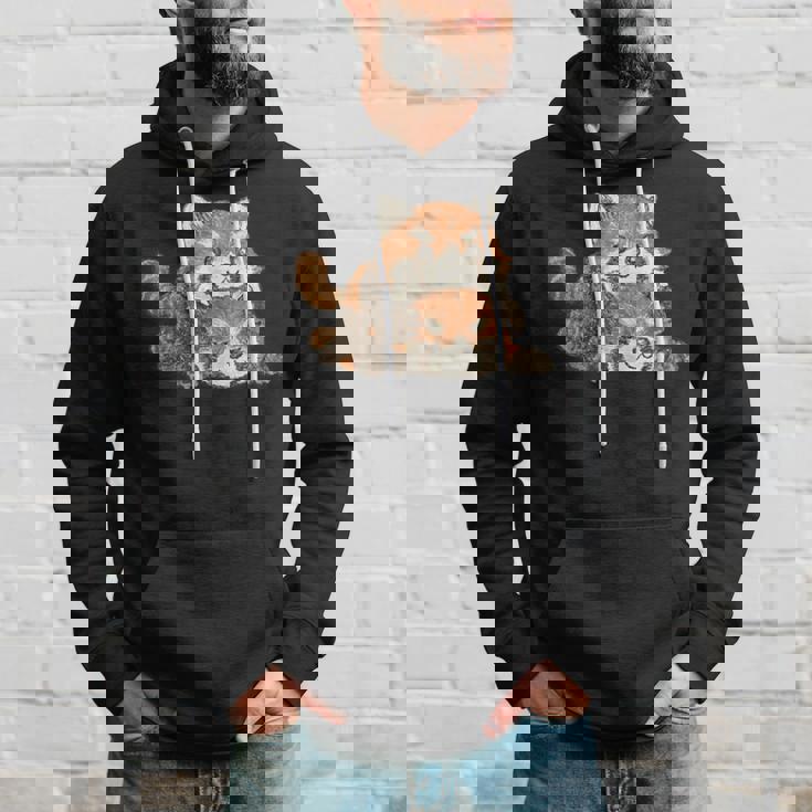 レッサーパンダ かわいい パンダ おもしろ 動物 アート イラスト パーカー 彼への贈り物