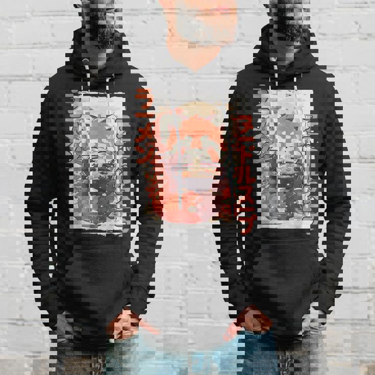 レッサーパンダ好きラーメン カワイイ猫 レッサーパンダラーメン パーカー 彼への贈り物