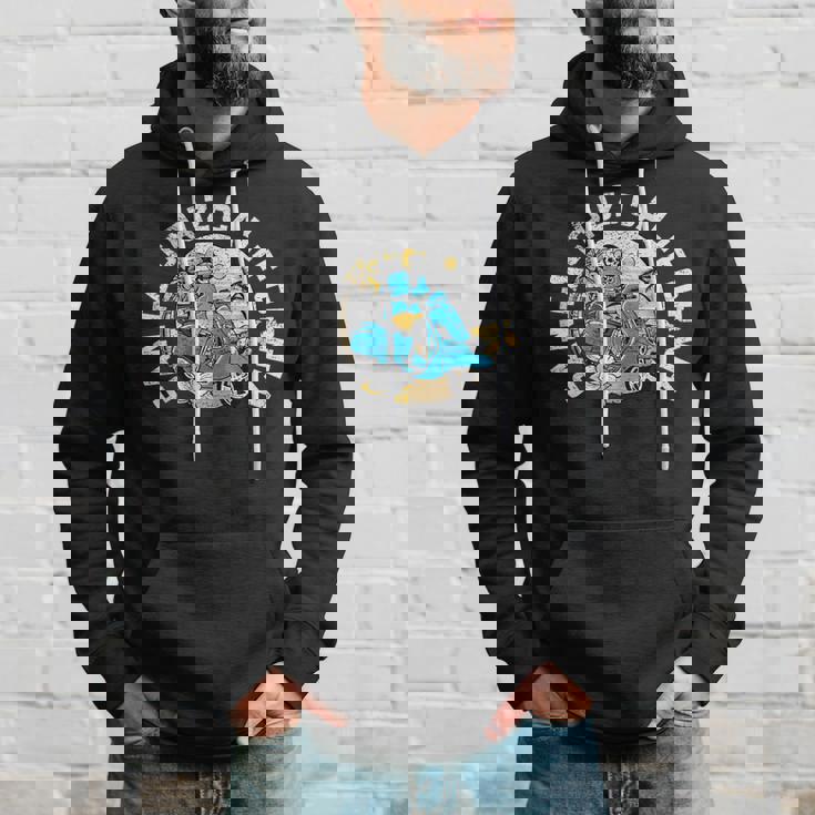 レトロ スケルトン ビーチ サンタクルーズ パーカー 彼への贈り物