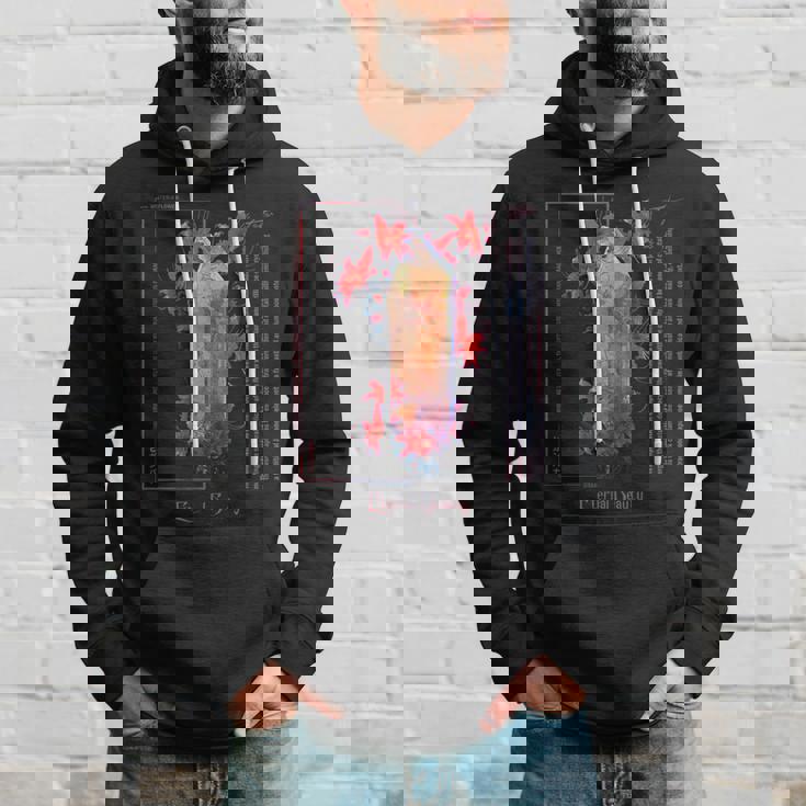 レトロ ソフト グランジ アニメ 美的 赤い スパイダーリリー パーカー 彼への贈り物