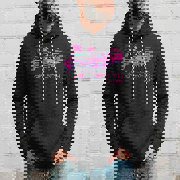 レトロ ソルトレイクシティ ユタ パーカー 彼への贈り物