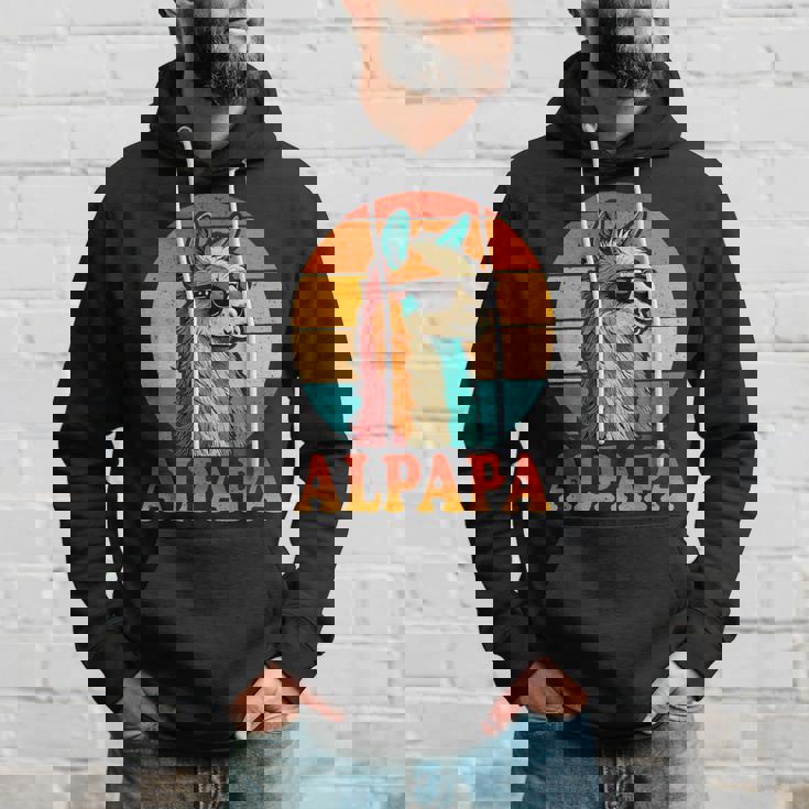 レトロ ヴィンテージ Alpapa アルパカ 恋人 ラマ 父の日 パーカー 彼への贈り物