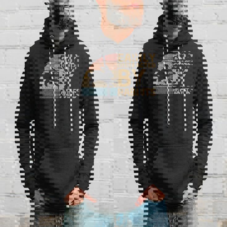 レトロ ヴィンテージ Easy Distracted By Rabbits Bunnies Lover パーカー 彼への贈り物