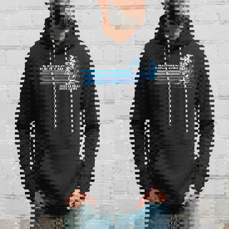 レトロ ヴィンテージ 家族旅行 ホノルル ハワイ ワイキキ ビーチ パーカー 彼への贈り物