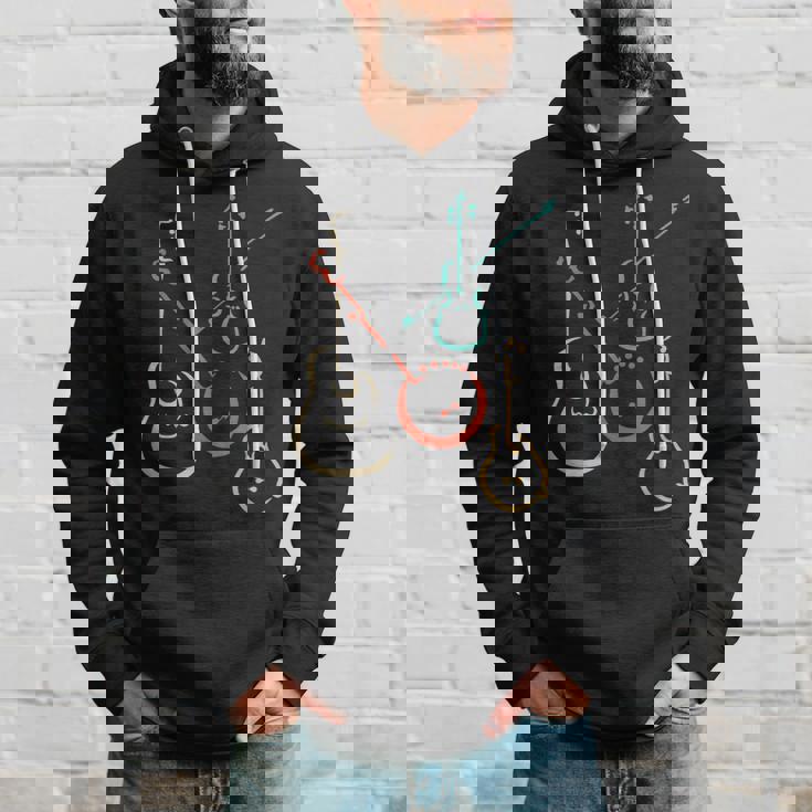 レトロなブルーグラス、ギター、バンジョー、フィドル、マンドリン パーカー 彼への贈り物