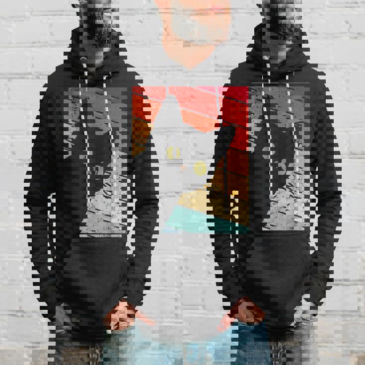 レトロな黒猫、ヴィンテージスタイルの黒猫。 パーカー 彼への贈り物