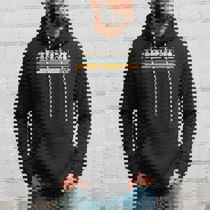 レトロストライプアーセナル。 パーカー 彼への贈り物