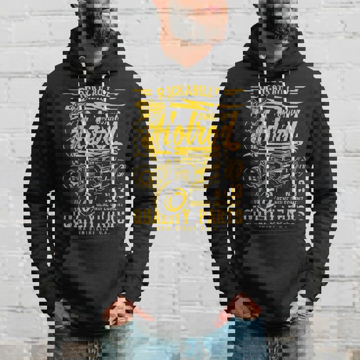 レトロヴィンテージスタイルのホットロッドロカビリーアンティーク調デザイン。 パーカー 彼への贈り物