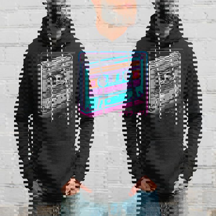 レトロヴェイパーウェイブカセット ロフィ アニメ 日本の美学 パーカー 彼への贈り物