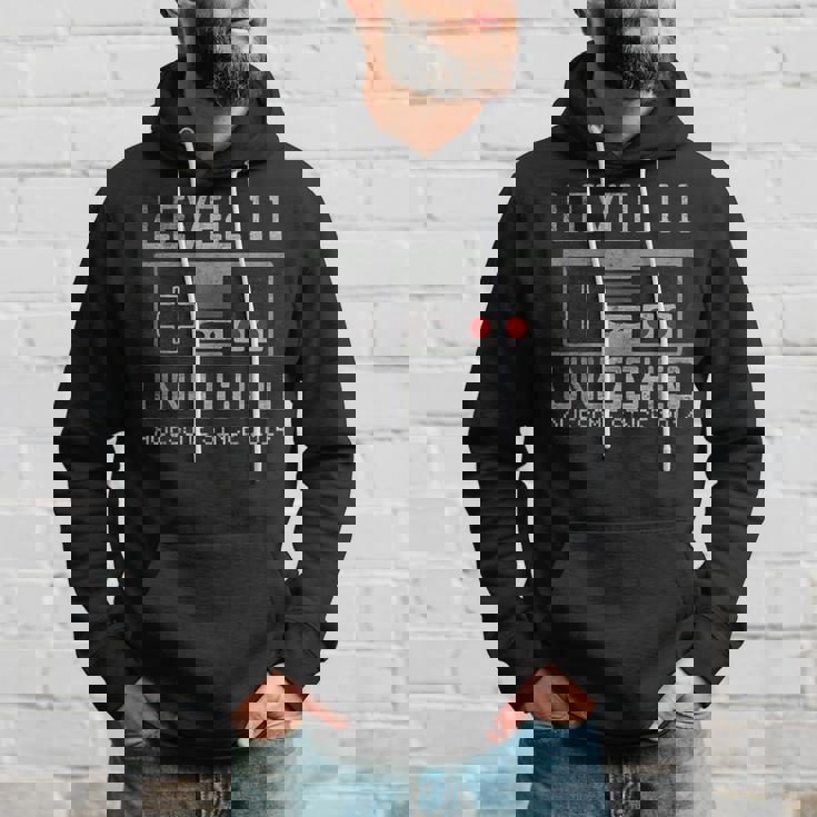 レベル 11 ロック解除 11歳の誕生日 11歳 ビデオゲーマー 男の子 パーカー 彼への贈り物