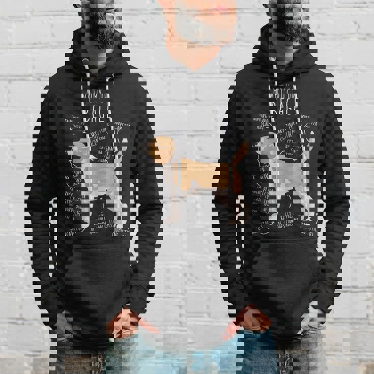 レモンビーグル犬の解剖学、面白い かわいい ペット 犬 ママ ドッグ パパ パーカー 彼への贈り物