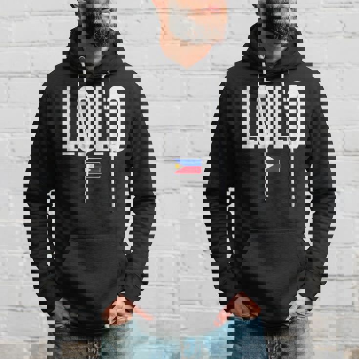 ロロ おじいちゃん おじいちゃん フィリピン ピノイ フィリピン人 パーカー 彼への贈り物