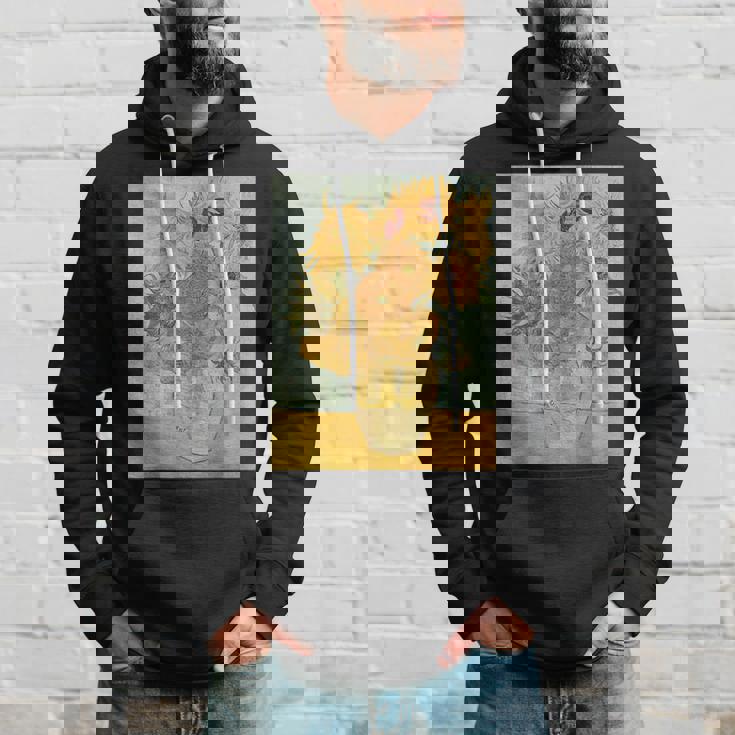 ヴィンセント・ヴァン・ゴッホのひまわり パーカー 彼への贈り物