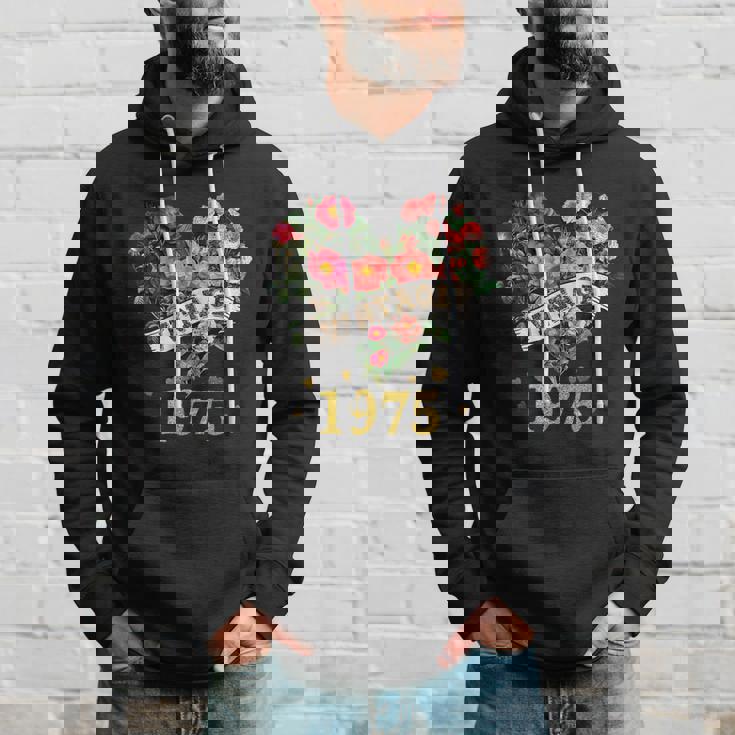 ヴィンテージ 1975年 楽しい かわいい 花柄 花 ラブハート 49歳の誕生日 パーカー 彼への贈り物