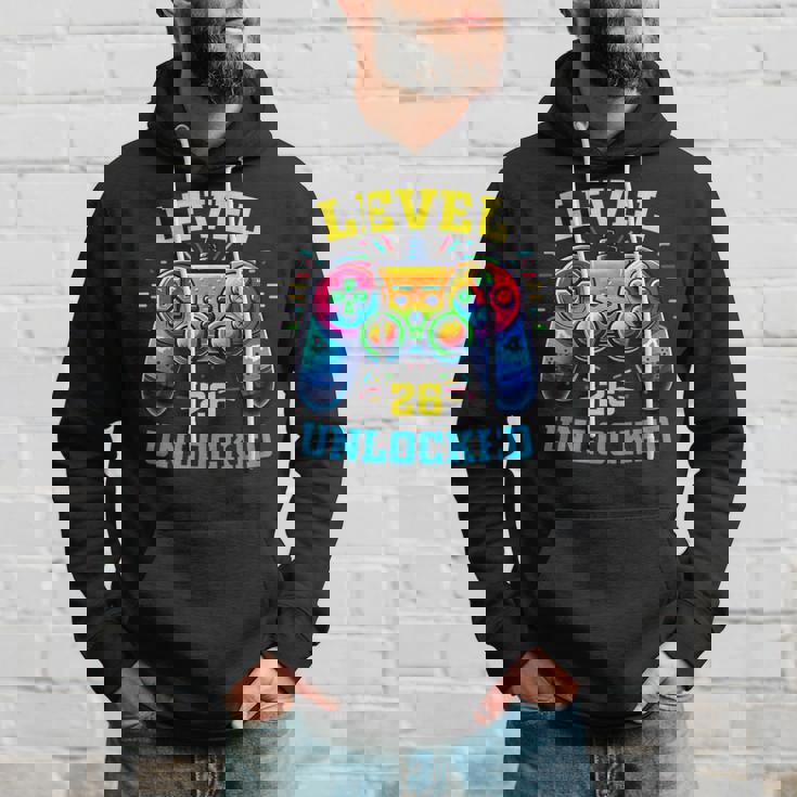 ヴィンテージ 26歳の誕生日 ゲーマー 26歳のギフト 26歳の誕生日 パーカー 彼への贈り物