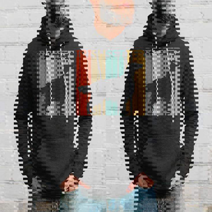 ヴィンテージ アイリッシュセッター 犬の飼い主と恋人 パーカー 彼への贈り物