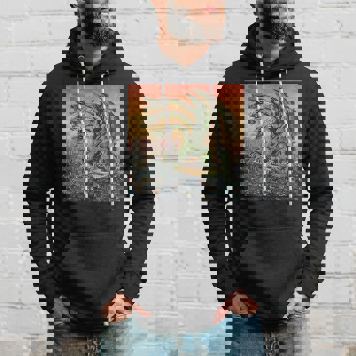 ヴィンテージ ドラゴンキング ギドラ アート 夕日 日本人 キッズ 男性 パーカー 彼への贈り物