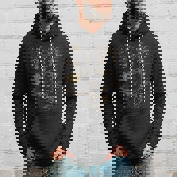 ヴィンテージ マッシュルーム 食べられるキノコの餌やりギフト パーカー 彼への贈り物