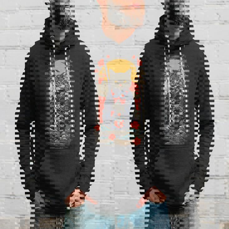 ヴィンテージジャパンの日本酒の猫ポスターデザイン。 パーカー 彼への贈り物