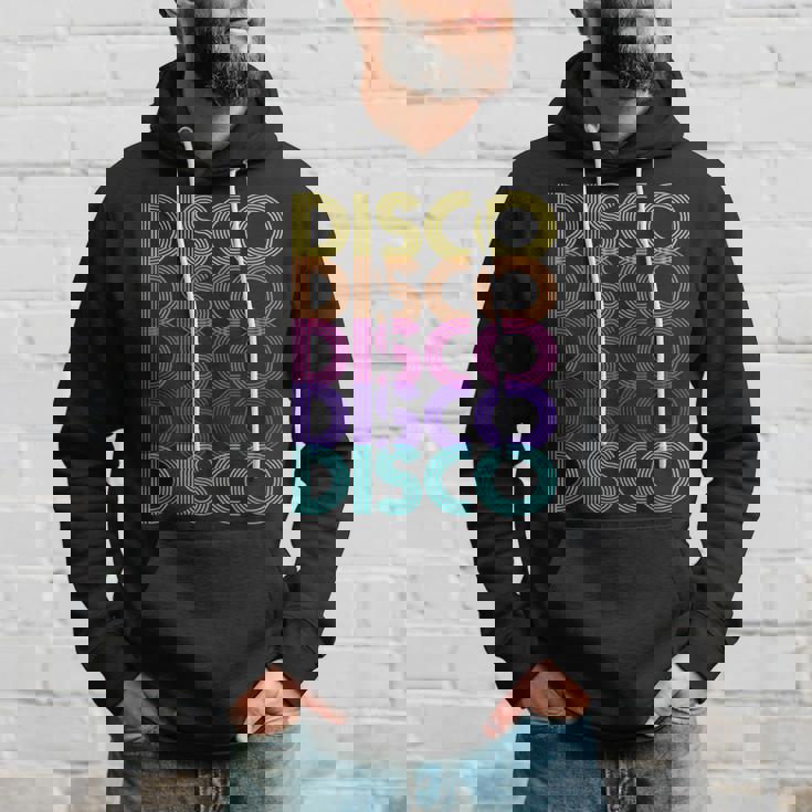 ヴィンテージスタイル ダンシング レトロ ディスコ パーカー 彼への贈り物