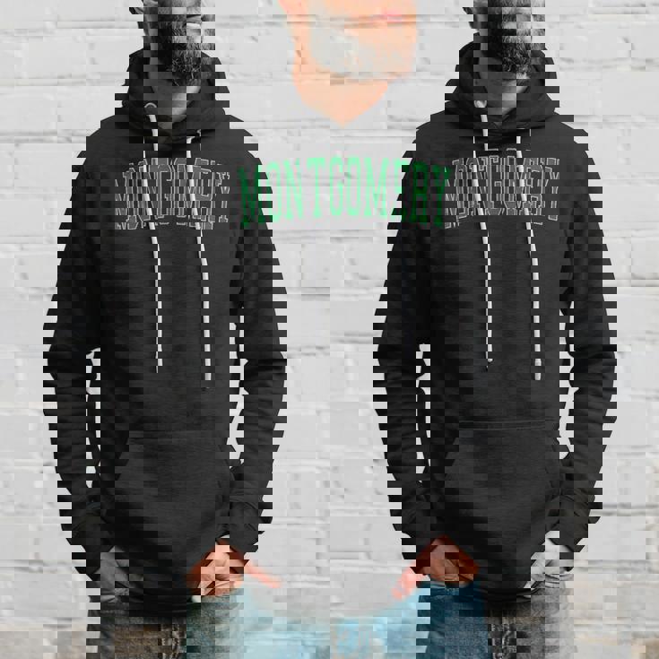 ヴィンテージモンゴメリーilアンティーク調グリーンバーシティスタイル パーカー 彼への贈り物