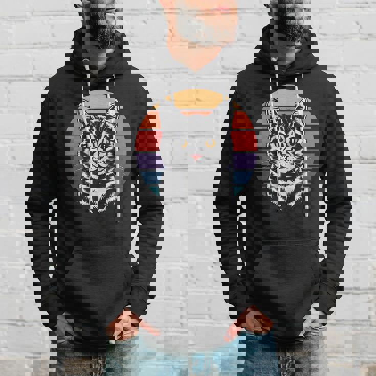 ヴィンテージ猫 パーカー 彼への贈り物