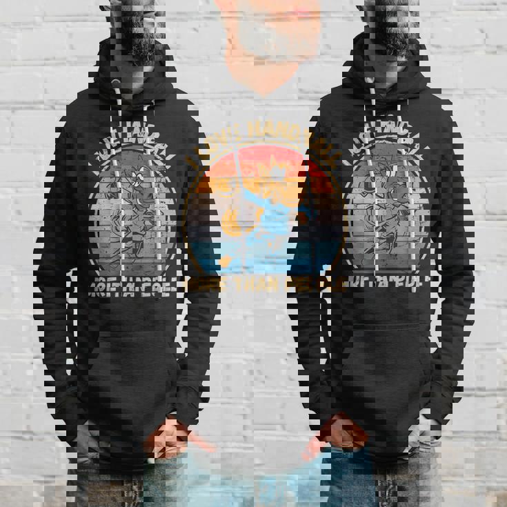 ヴィンテージ馬 I Love Handball More Than People パーカー 彼への贈り物