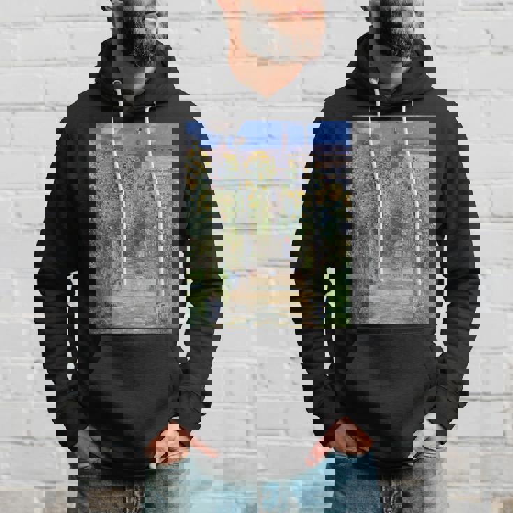 ヴェトゥイユの画家の庭／クロード・モネ（ビッグプリント）【世界の名画】Claude Monet 美術館アート 油絵 パーカー 彼への贈り物