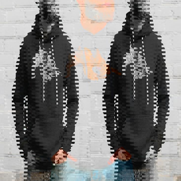 三つの天使 モチーフ、かわいいエンジェル、絵画アート パーカー 彼への贈り物