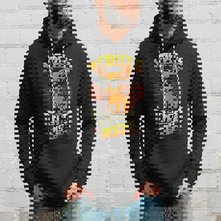 世界で最も小さなボス面白いチワワ パーカー 彼への贈り物