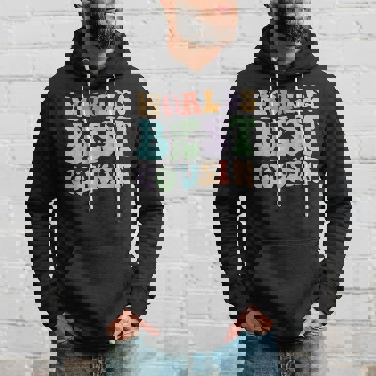 世界最高のいとこレトログラフィック – 楽しくカラフルないとこ パーカー 彼への贈り物