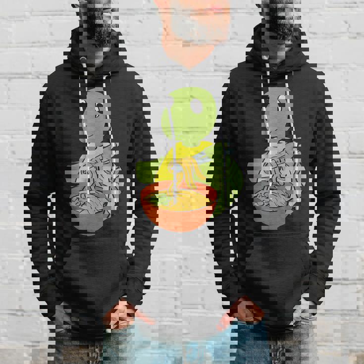 亀がラーメンを食べる 和食 パーカー 彼への贈り物