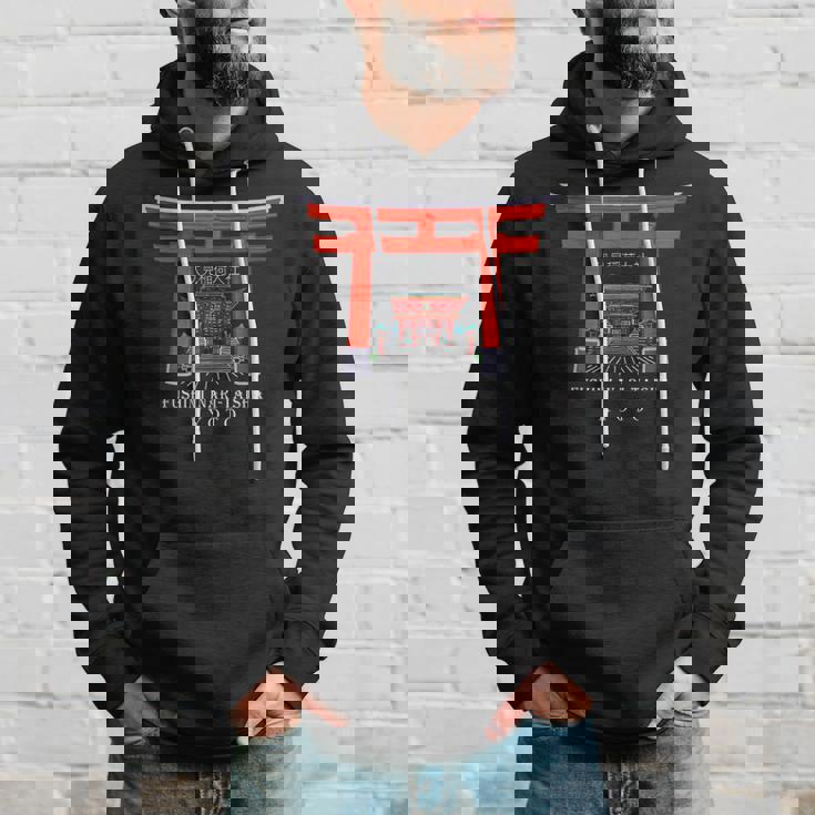 京都、日本、神社、伏見稲荷大社、ドローイング パーカー 彼への贈り物