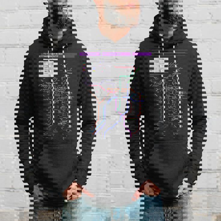 京都日本地下鉄鉄道おみやげ路線図 パーカー 彼への贈り物