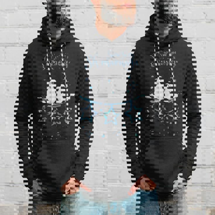 人気話題 シマエナガの親子 雪 雪の結晶 妖精 北海道 日本の野鳥 星 白い小鳥 星 パーカー 彼への贈り物