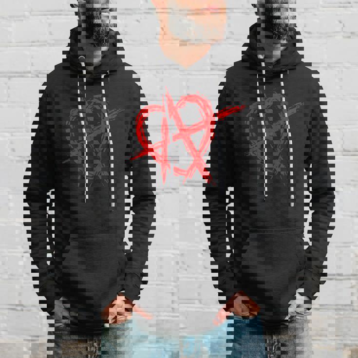 人間関係アナーキー シンボル・ロゴ Ra 恋愛関係アナーキー パーカー 彼への贈り物