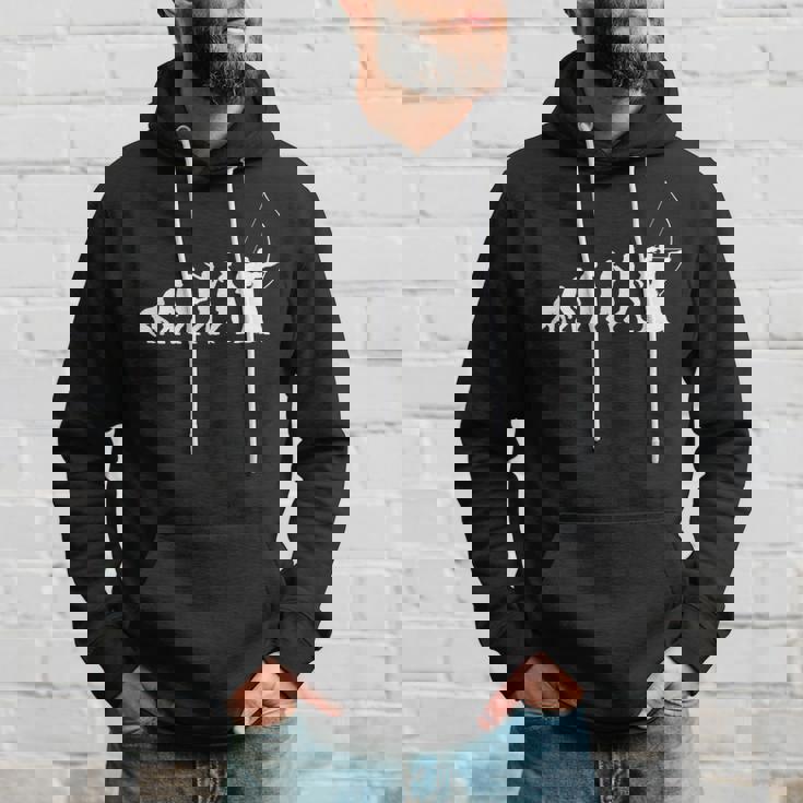 人類の進化 弓道 弓術 弓道好き 騎射 歩射 堂射 弓道部 弓道サークル 古武術 和弓 エボリューション パーカー 彼への贈り物