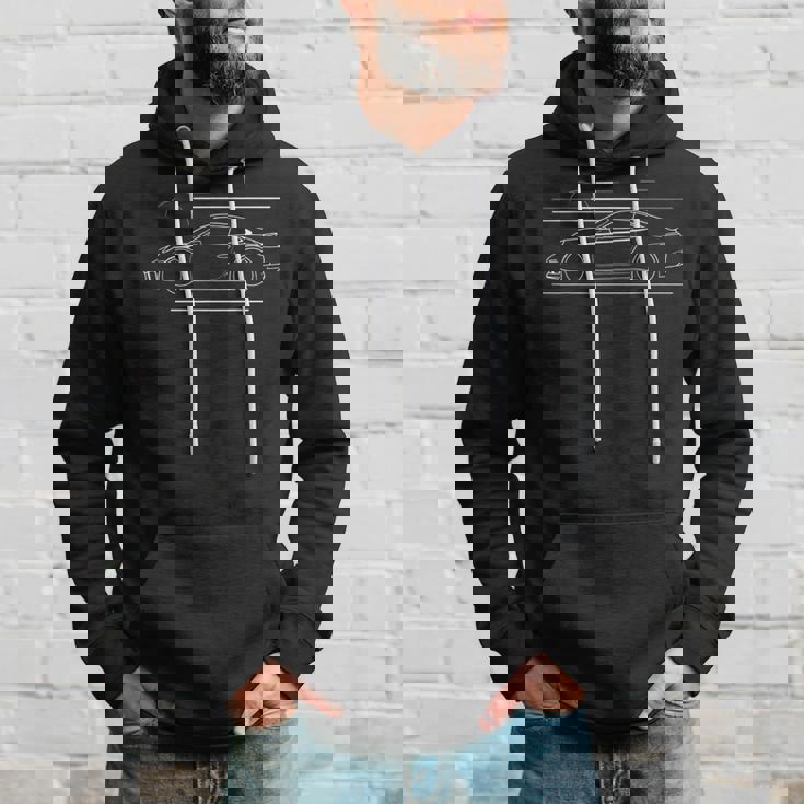 伝説のスポーツカーtシャツ アイコニックな911シルエットデザイン パーカー 彼への贈り物