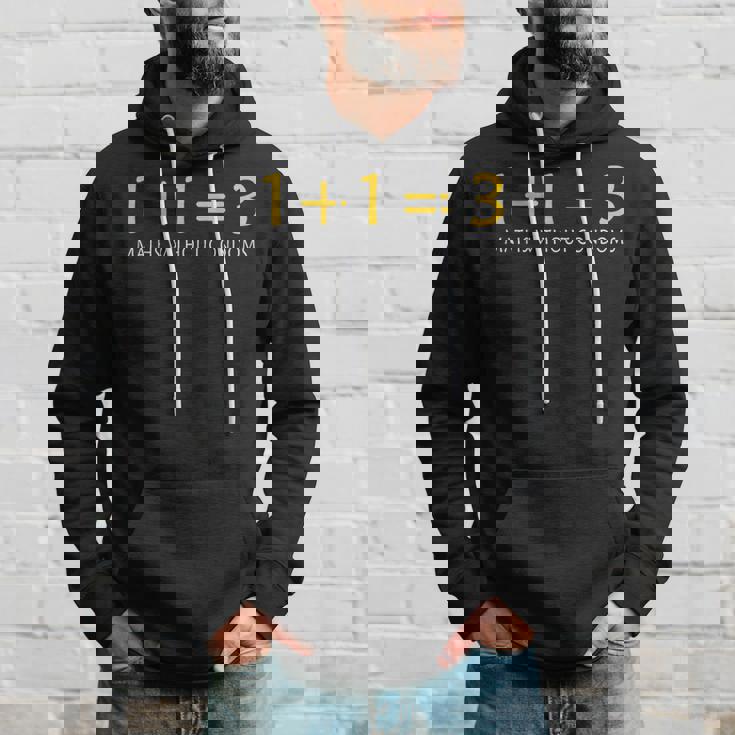 保護なしの数学 面白い楽しい パーカー 彼への贈り物