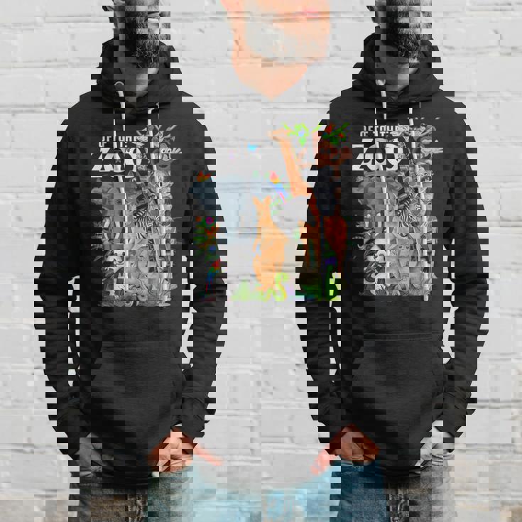 動物園動物 サファリパーティー 動物園サファリ動物園 パーカー 彼への贈り物