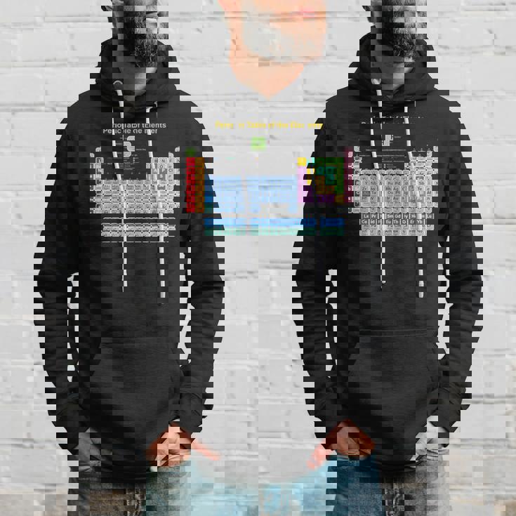 化学元素周期表 ノベルティ グラフィックデザイン パーカー 彼への贈り物