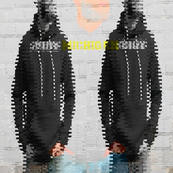 大学スタイル ミシガン スポーツギフト パーカー 彼への贈り物
