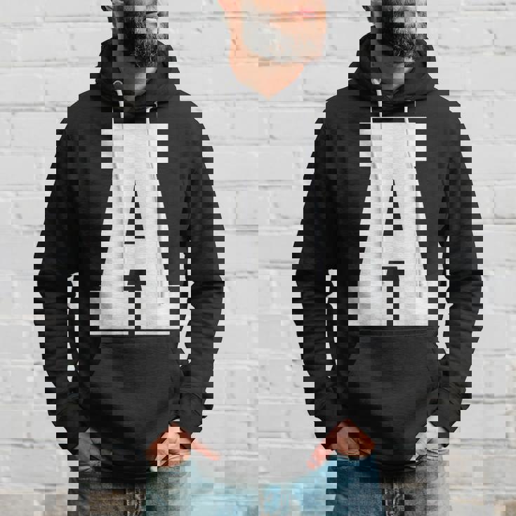 大文字 A アルファベットモノグラム イニシャル パーカー 彼への贈り物