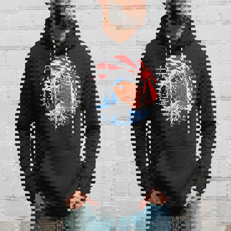 大漁旗 魚 鯛 旗 イラスト 波 ソーラン節 かわいい おもしろ おしゃれ パーカー 彼への贈り物