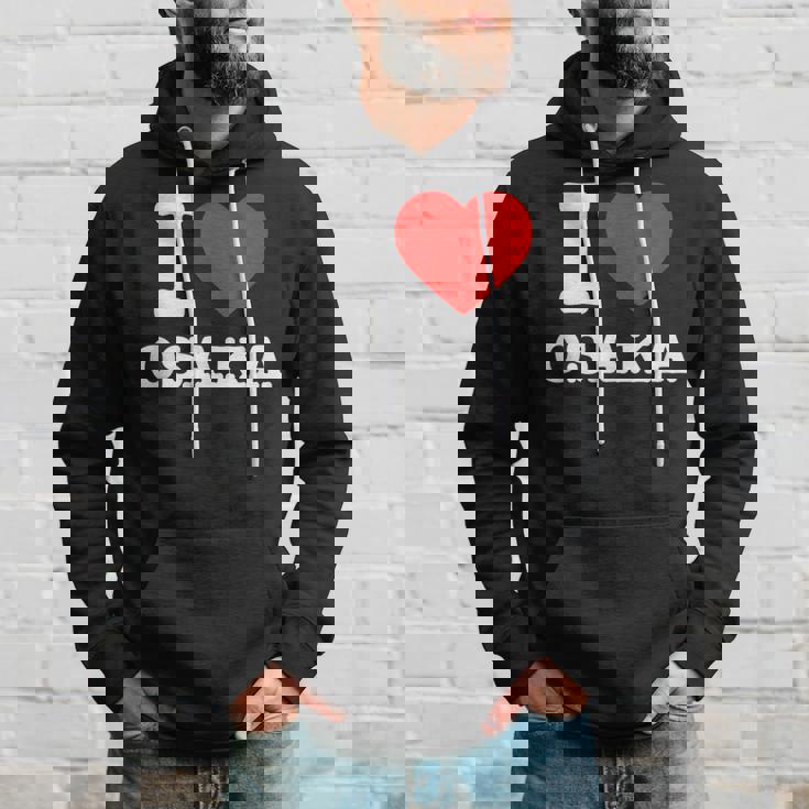 大阪大好き I Love Osaka パーカー 彼への贈り物