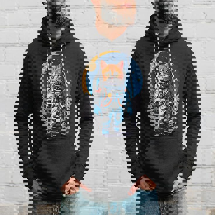 宇宙飛行士 02 宇宙飛行士 猫 パーカー 彼への贈り物