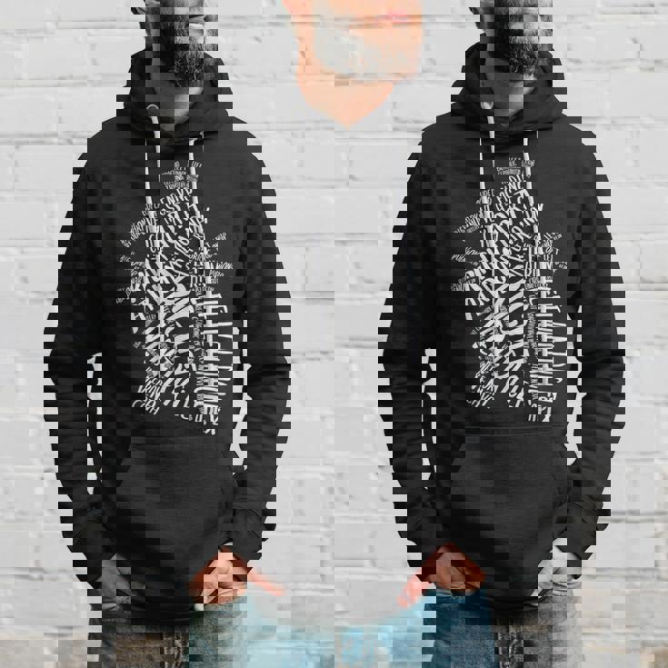 完璧な人体解剖学-心臓のデザインの一部 パーカー 彼への贈り物