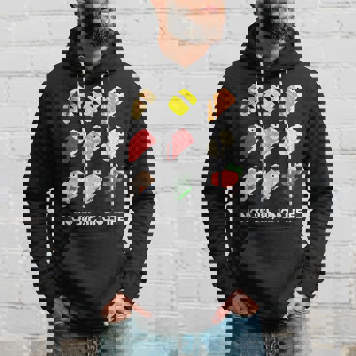 寿司 なしの人生なし たまご サーモン まぐろ ホタテ いくら パーカー 彼への贈り物